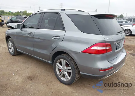 2012 Mercedes-Benz Ml 350 4Matic из США, поврежденный, VIN 4JGDA5HB7CA015221